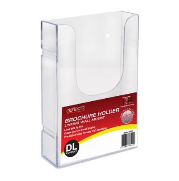 Brochure Holder DL Linking Wall Mount Deflecto  45520_40044335_45520