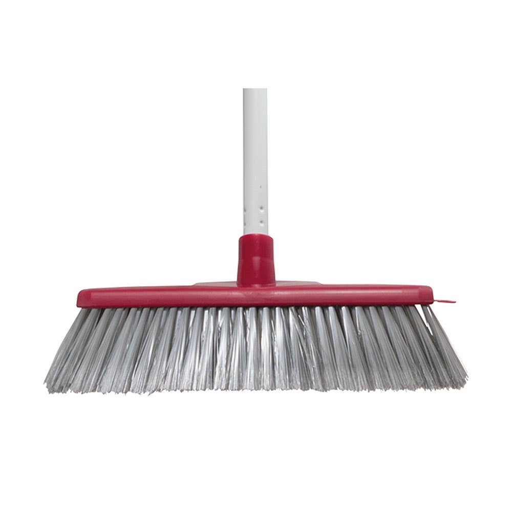 Broom Indoor Plastic Back Soft 300mm Red Classic Ultimate + Handle 281380 164590