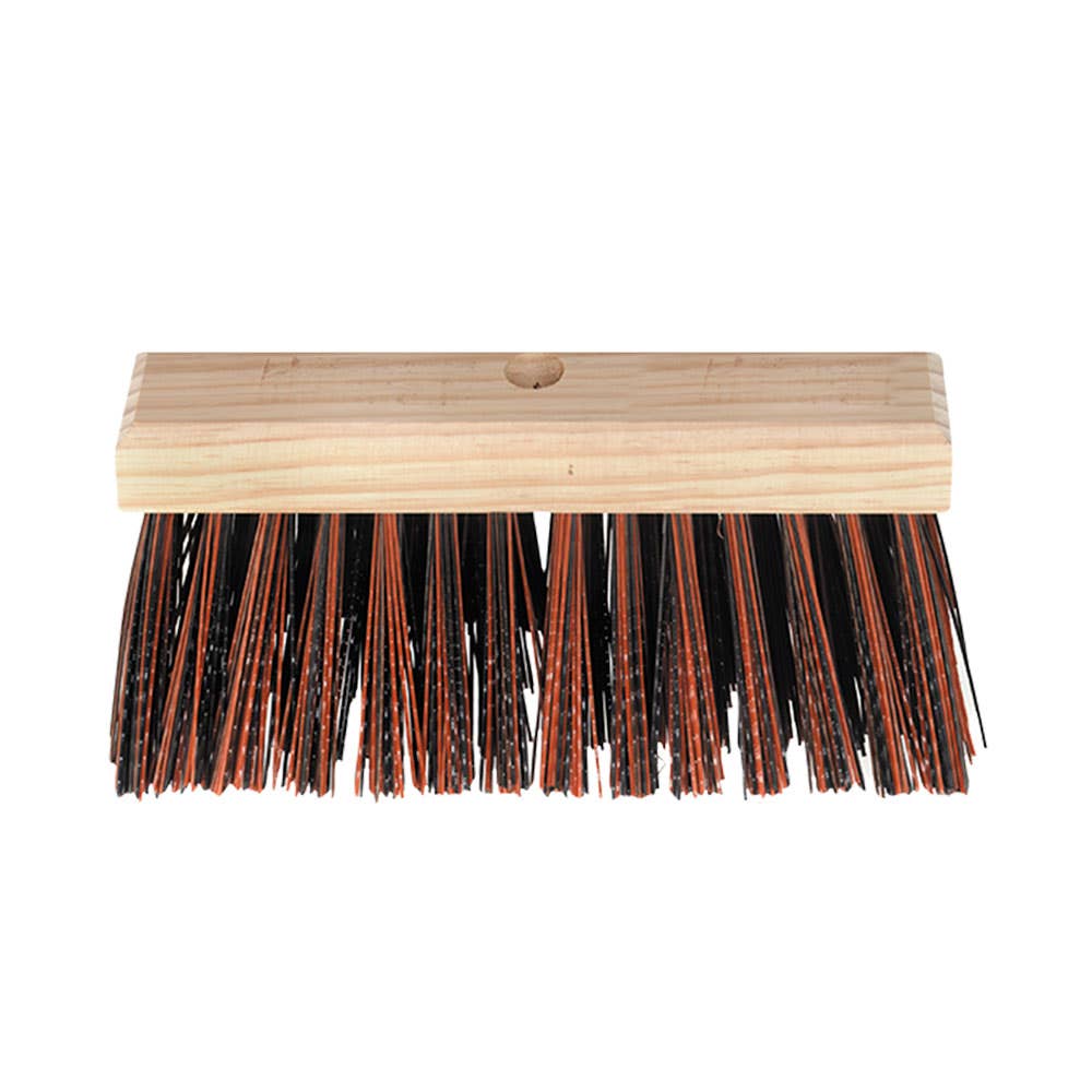 Wooden Back Yard Broom Poly Bristles 355mm 3836002 164931
