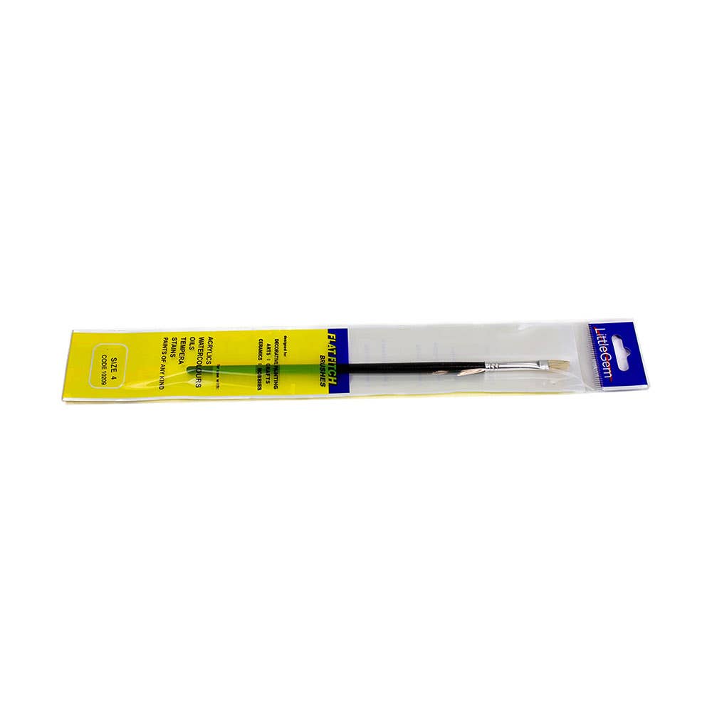 Flat Fitch Paint Brush 4mm 439930 10209