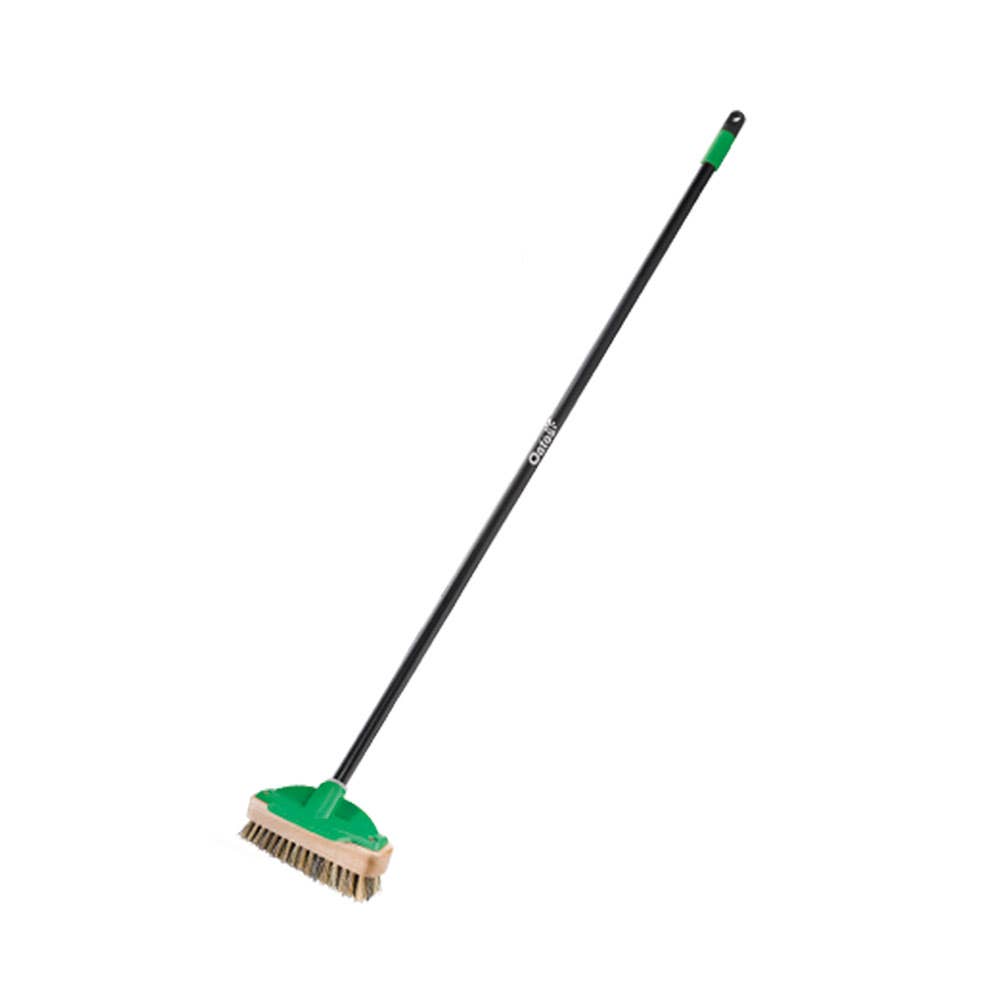 Household Deck Scrub Brush & 22mm Powder Coated Steel Handle 3842101 164794