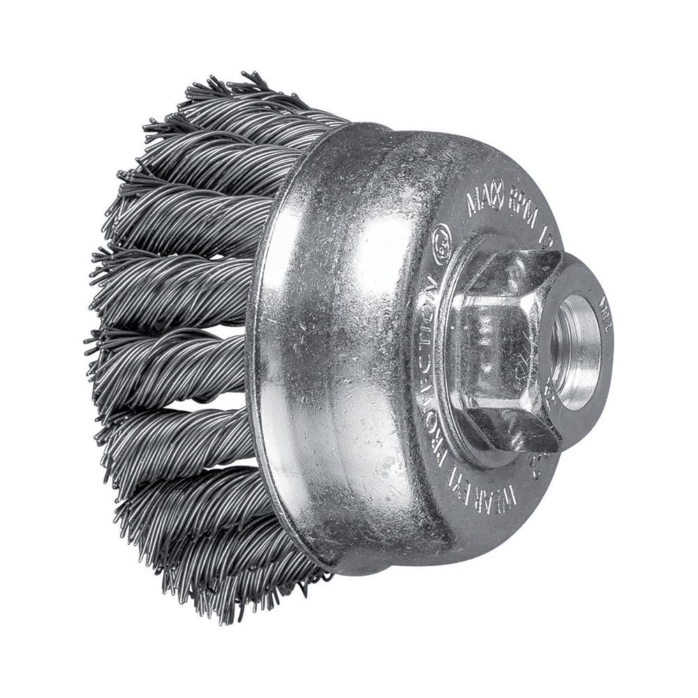 Brush Cup Wire Steel Twist Knot 65mm x 10mm/14mm Universal Pferd 40009473 47701009