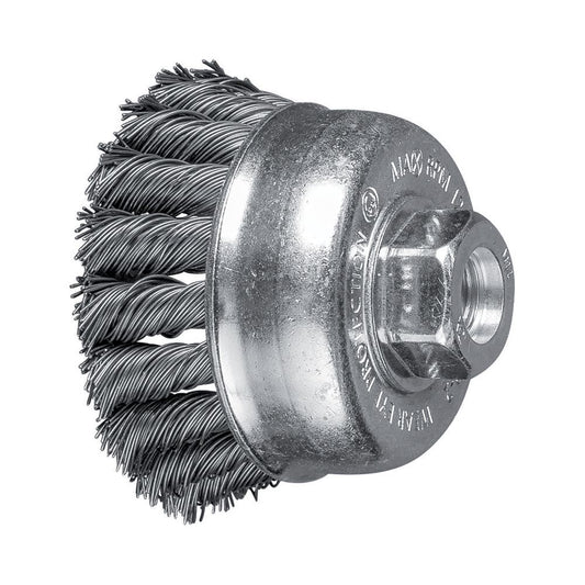 Brush Cup Wire Steel Twist Knot 65mm x 10mm/14mm Universal Pferd 40009473 47701009