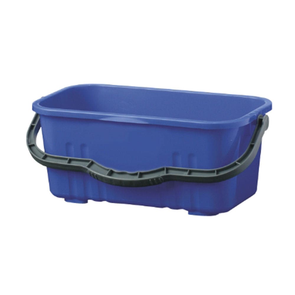 DuraClean Window Cleaner Plastic Bucket 450mm 12L Blue 112535 165466