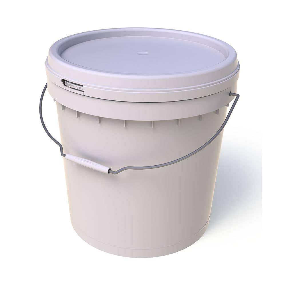 Polypropylene Bucket with Lid 15L 29000101 AP15LBASELIDSH