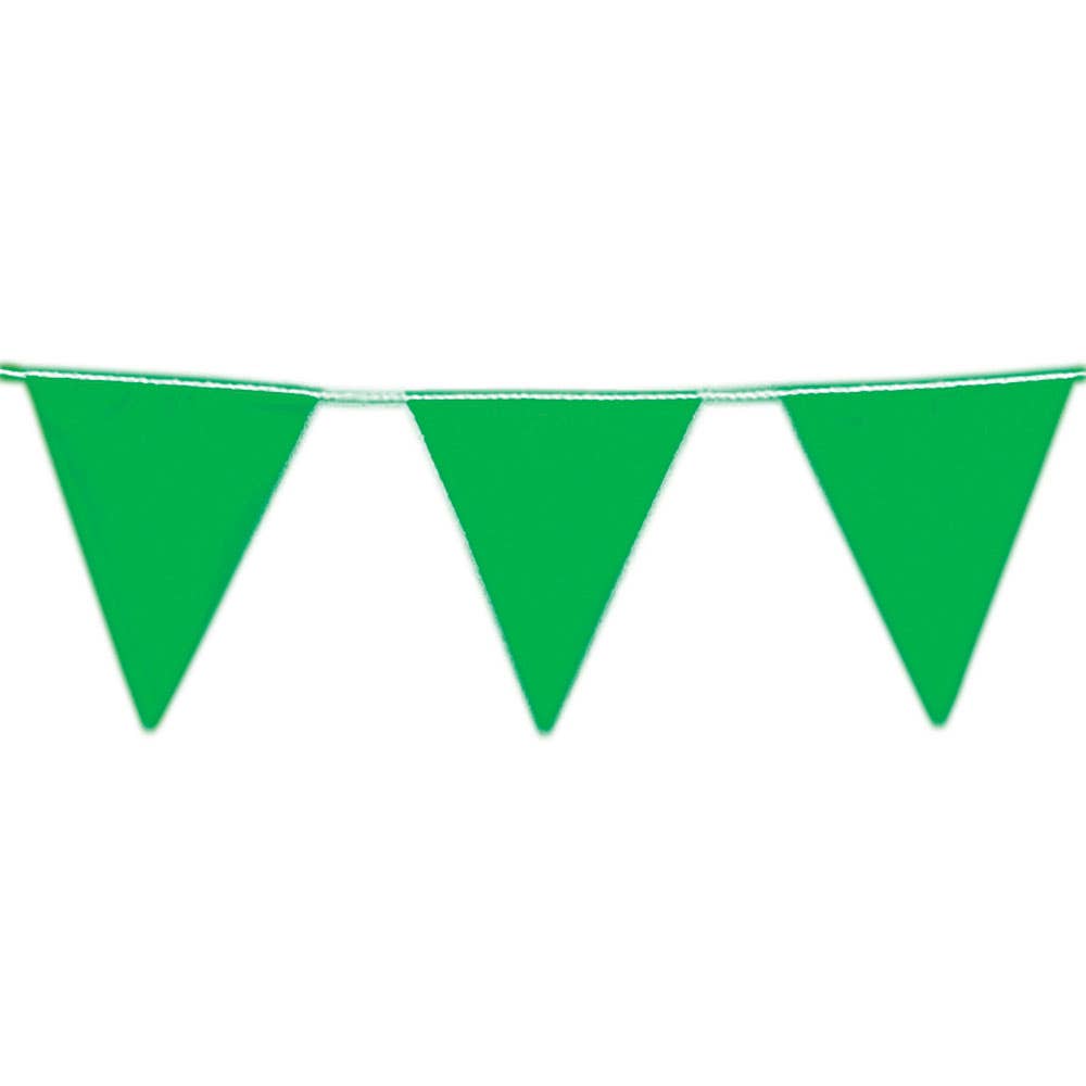 Safety Bunting Flag Green 30m 90160092 BUNG30