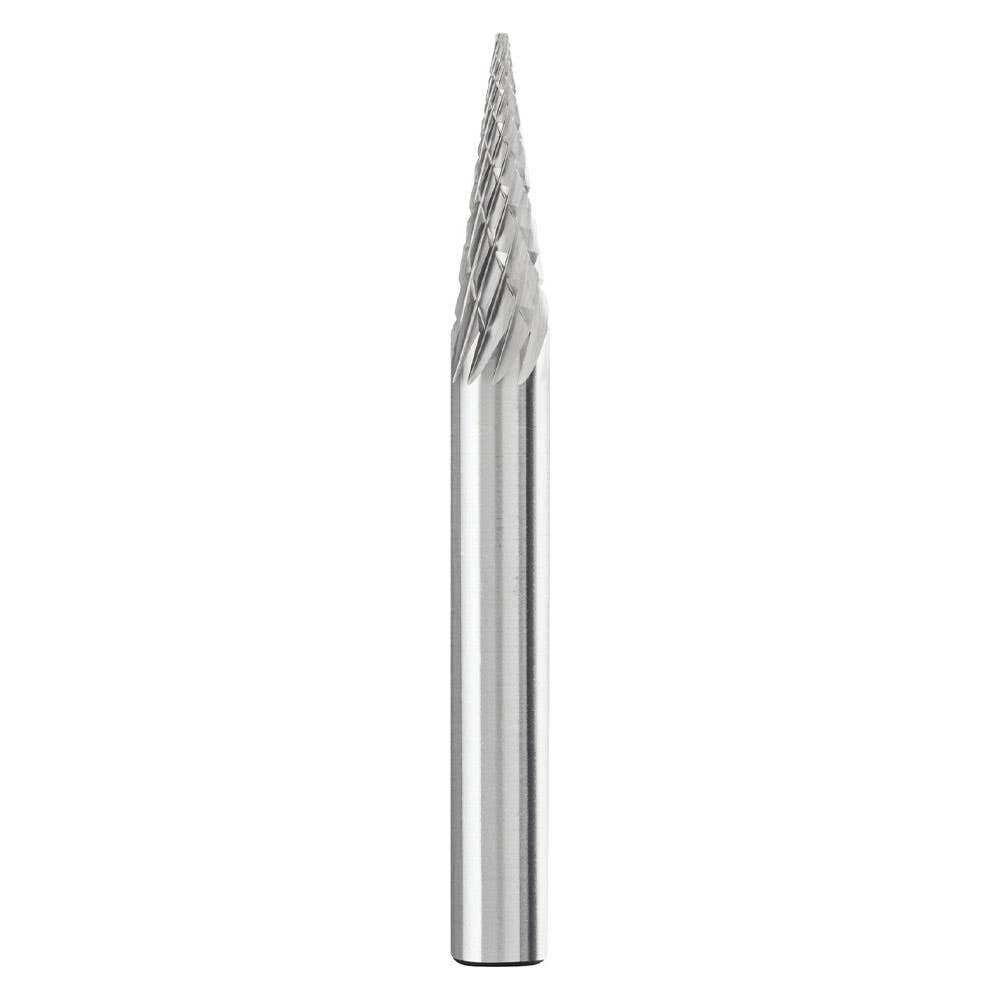 Burr Tungsten Carbide Pointed Cone 6.35 X 19mm C3 Plus 255510 21725212
