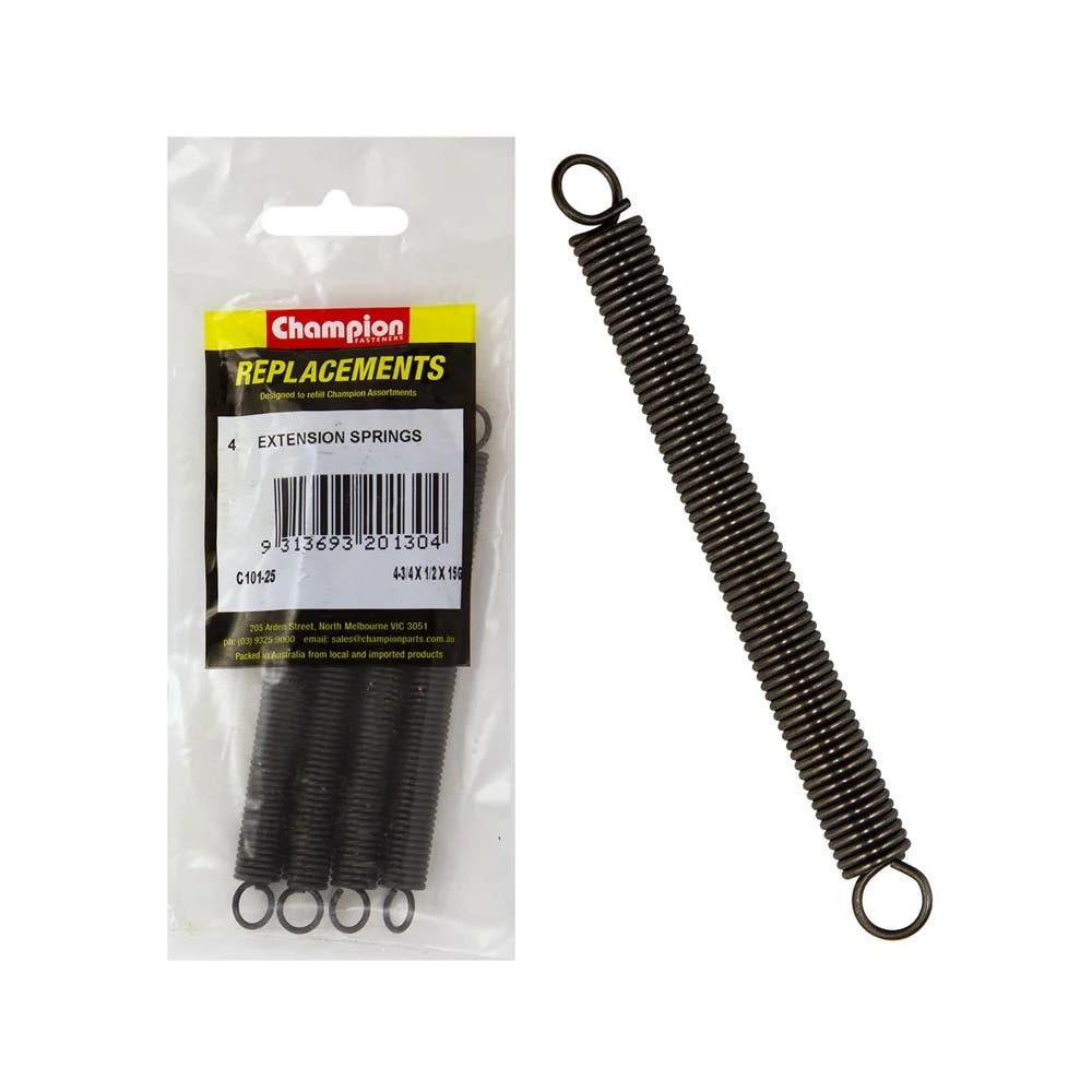 Grab Kit Refill - Extension Spring 4-3/4 x 1/2'' Pk 4_175218_C101-25