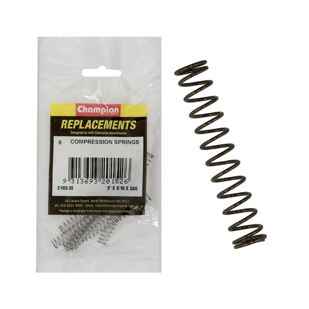 Assortment Refills 3'' X 5/16 Compress Spring_40029918_C102-35