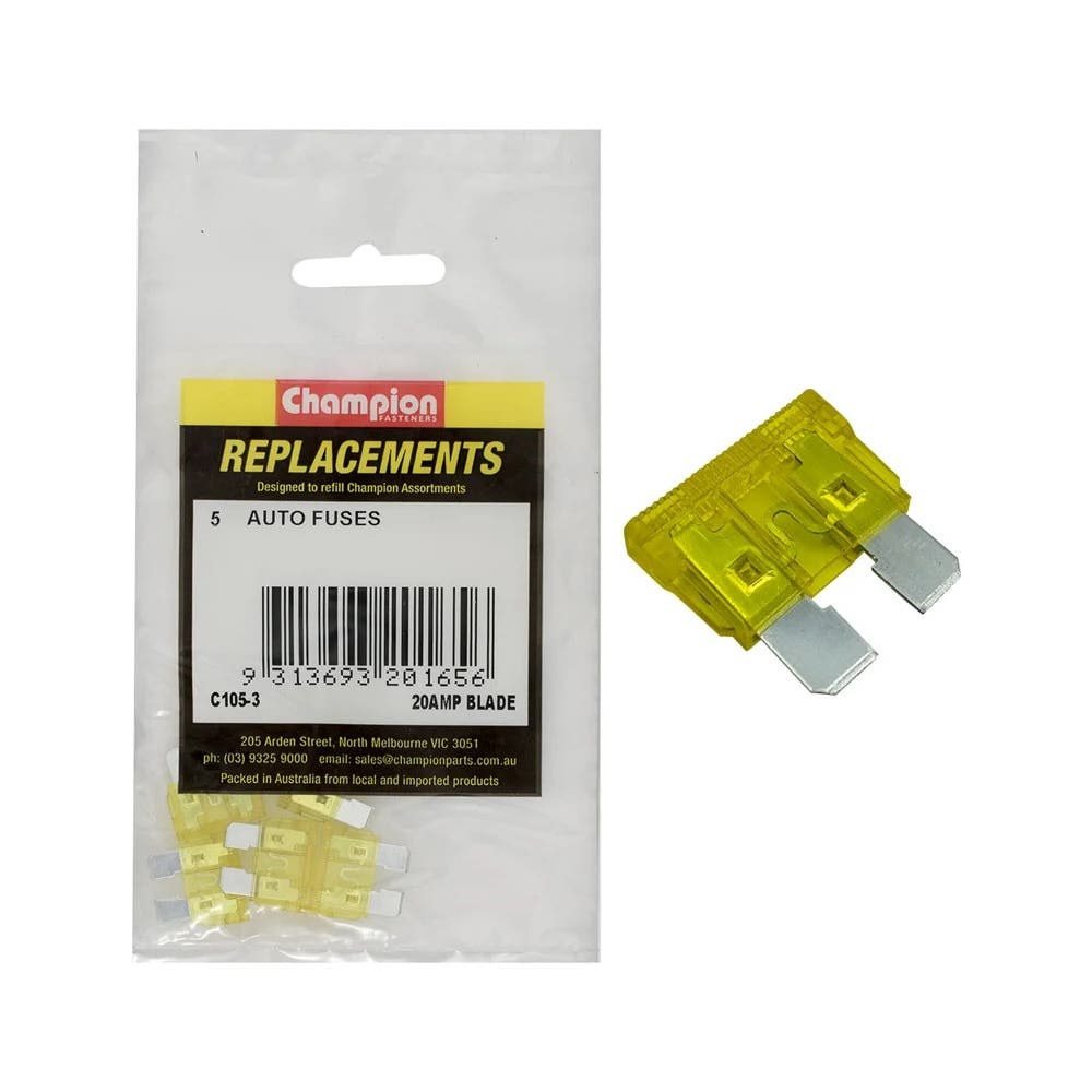 Grab Kit Refill - 20 Amp Blade Fuse Pk 5_259712_C105-3