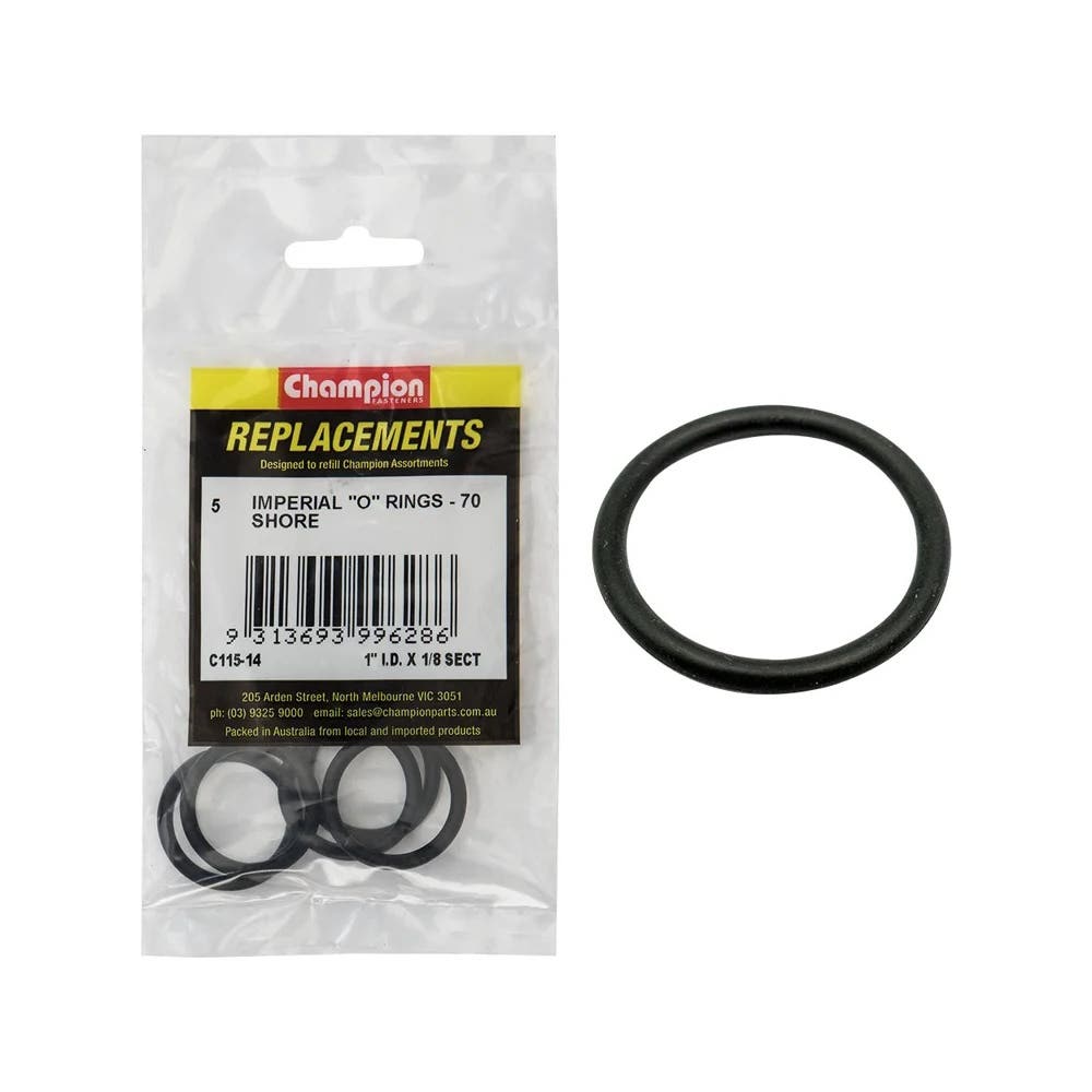 Grab Kit Refill - O-Ring 1 X 1/8'' Pk 5_213185_C115-14