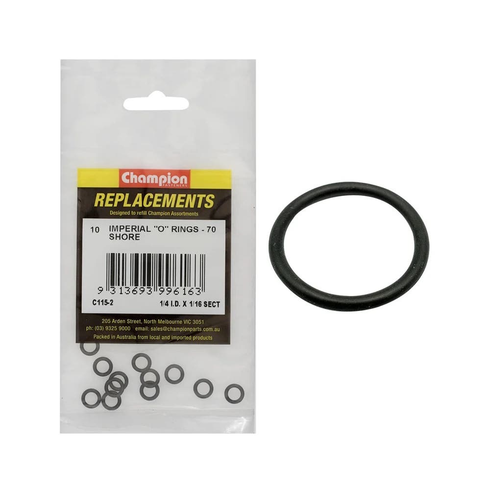 Grab Kit Refill - O-Ring 1/4 x 1/16'' Pk 10_291196_C115-2