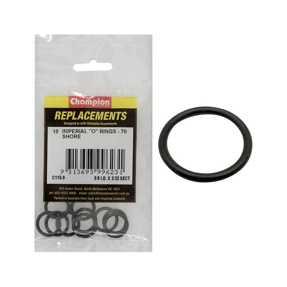Grab Kit Refill - O-Ring 5/8 X 3/32'' Pk 10_213183_C115-9