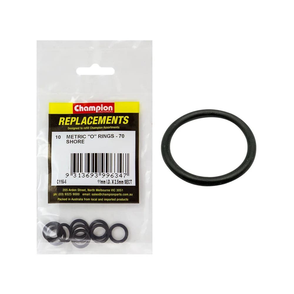 Grab Kit Refill - O-Ring 11 x 2.5mm Pk 10_79903697_C116-6