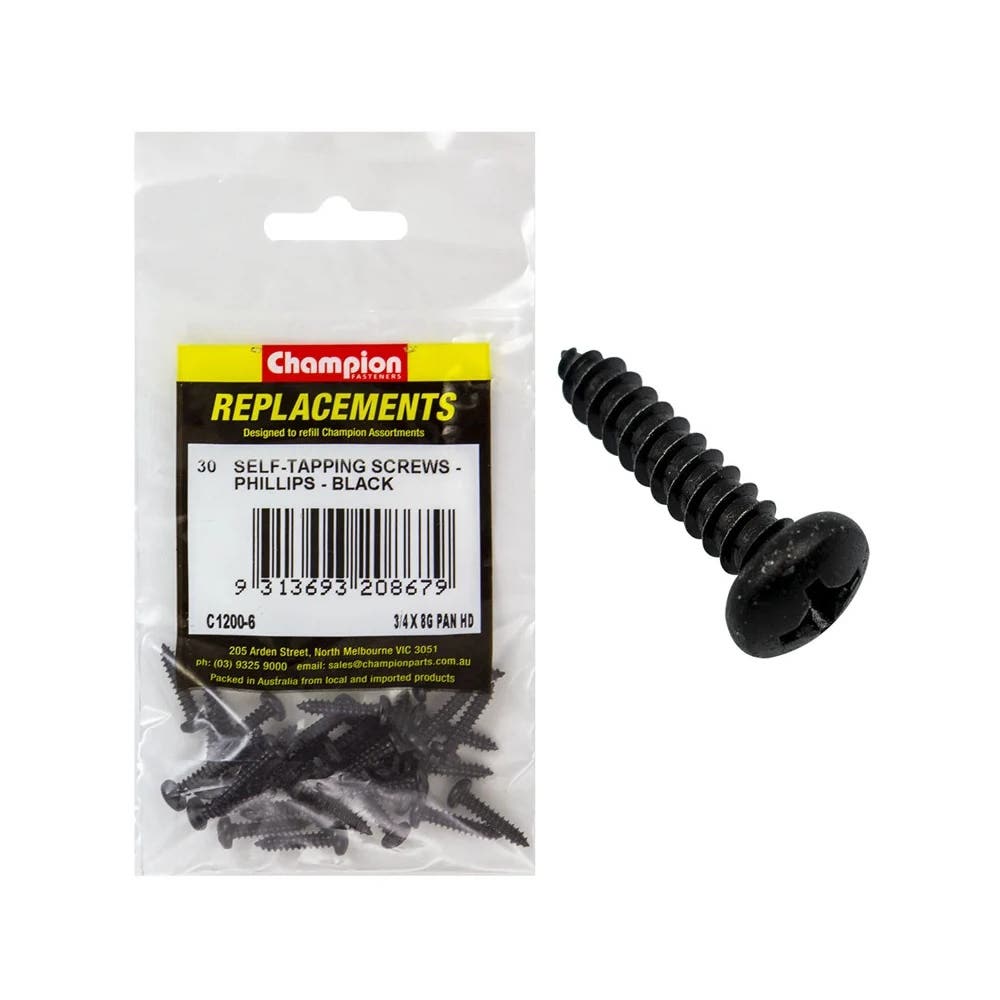Grab Kit Refill - Screw Self Tapping Pan Head Phillips 8G x 3/4'' PK 30_274776_C1200-6