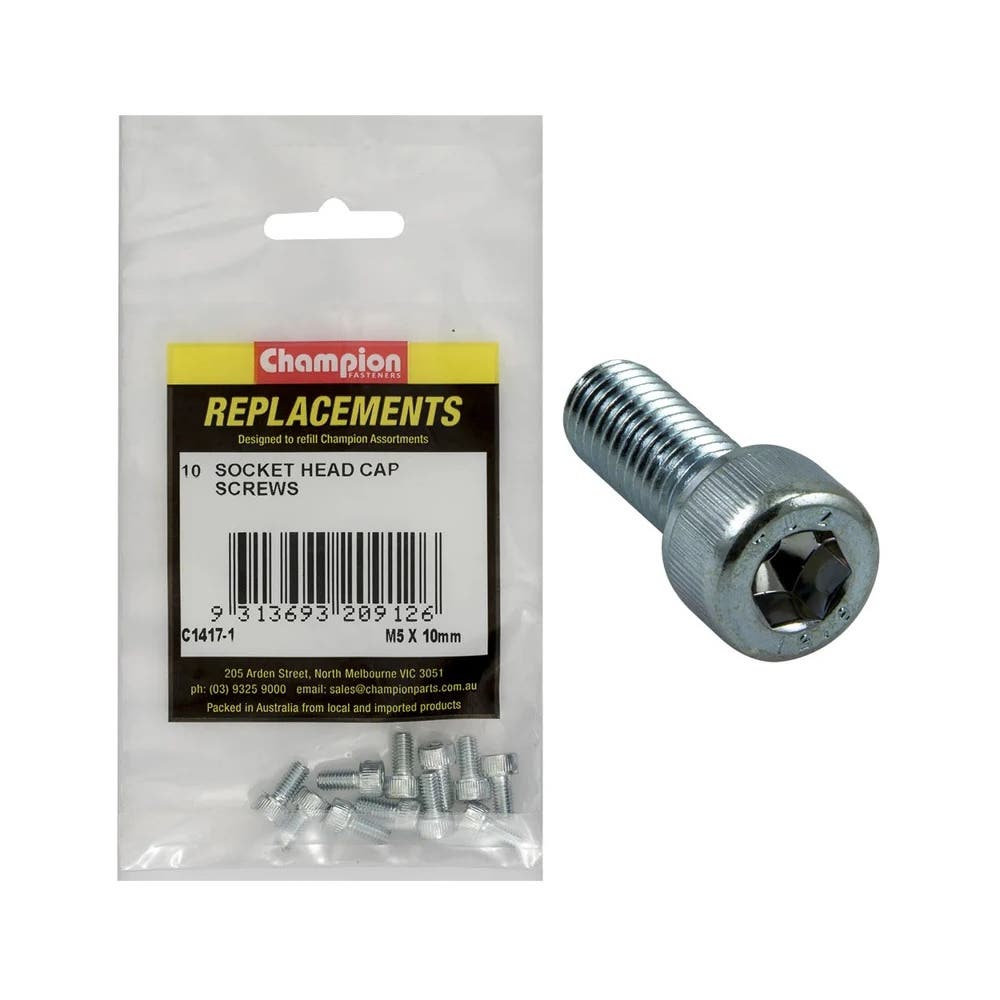 Grab Kit Refill - Screw Socket Head Cap Grade 8.8 5 x 10mm Pk 10_98889786_C1417-1