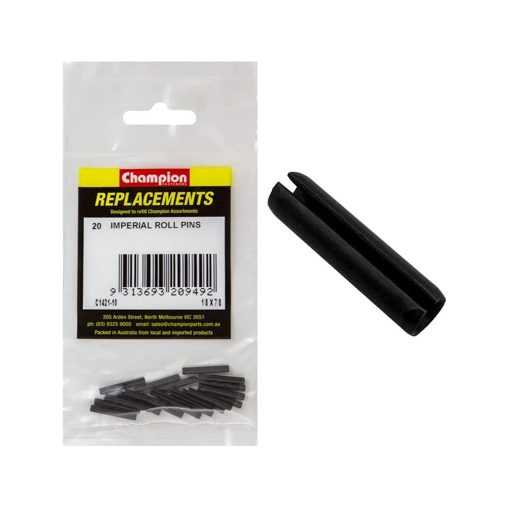 Grab Kit Refill - Pin Roll Black 1/8 X 7/8'' Pk 20_255711_C1421-10