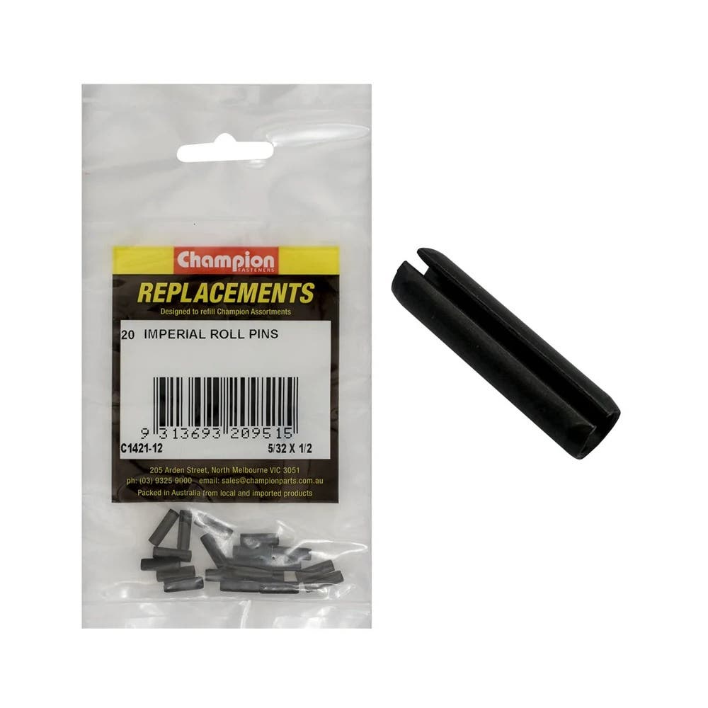 Grab Kit Refill - Pin Roll Black 5/32 X 1/2'' Pk 20 255713_255713_C1421-12