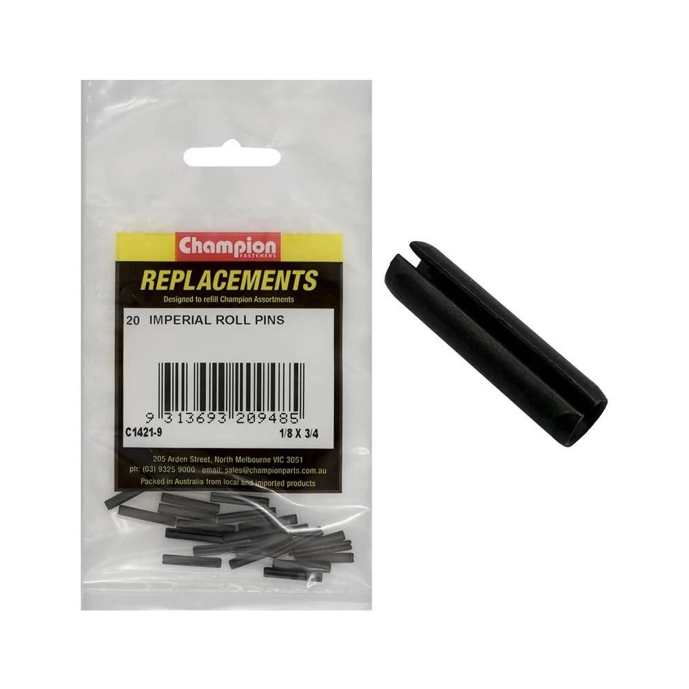 Grab Kit Refill - Pin Roll Black 1/8 X 3/4'' Pk 20_255710_C1421-9