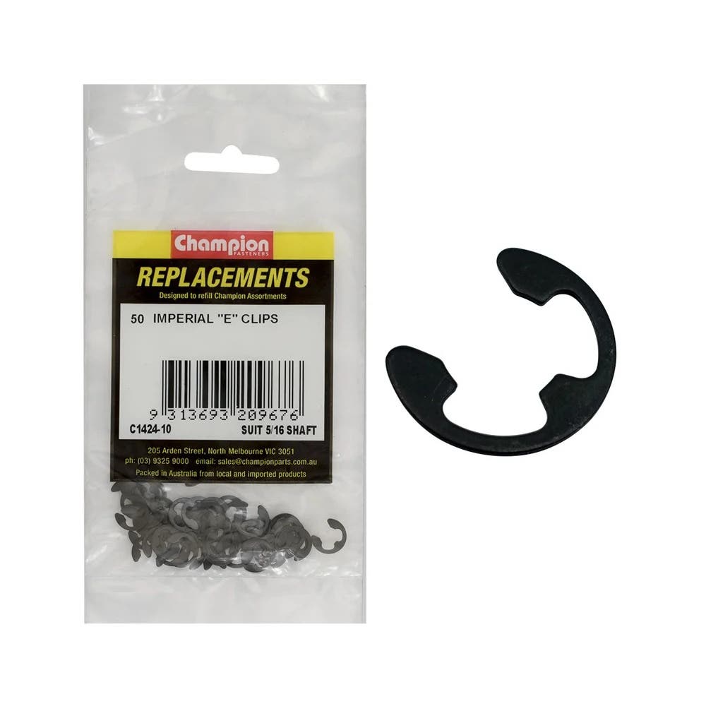 Grab Kit Refill - E Clip 5/16'' Pk 50_88896198_C1424-10