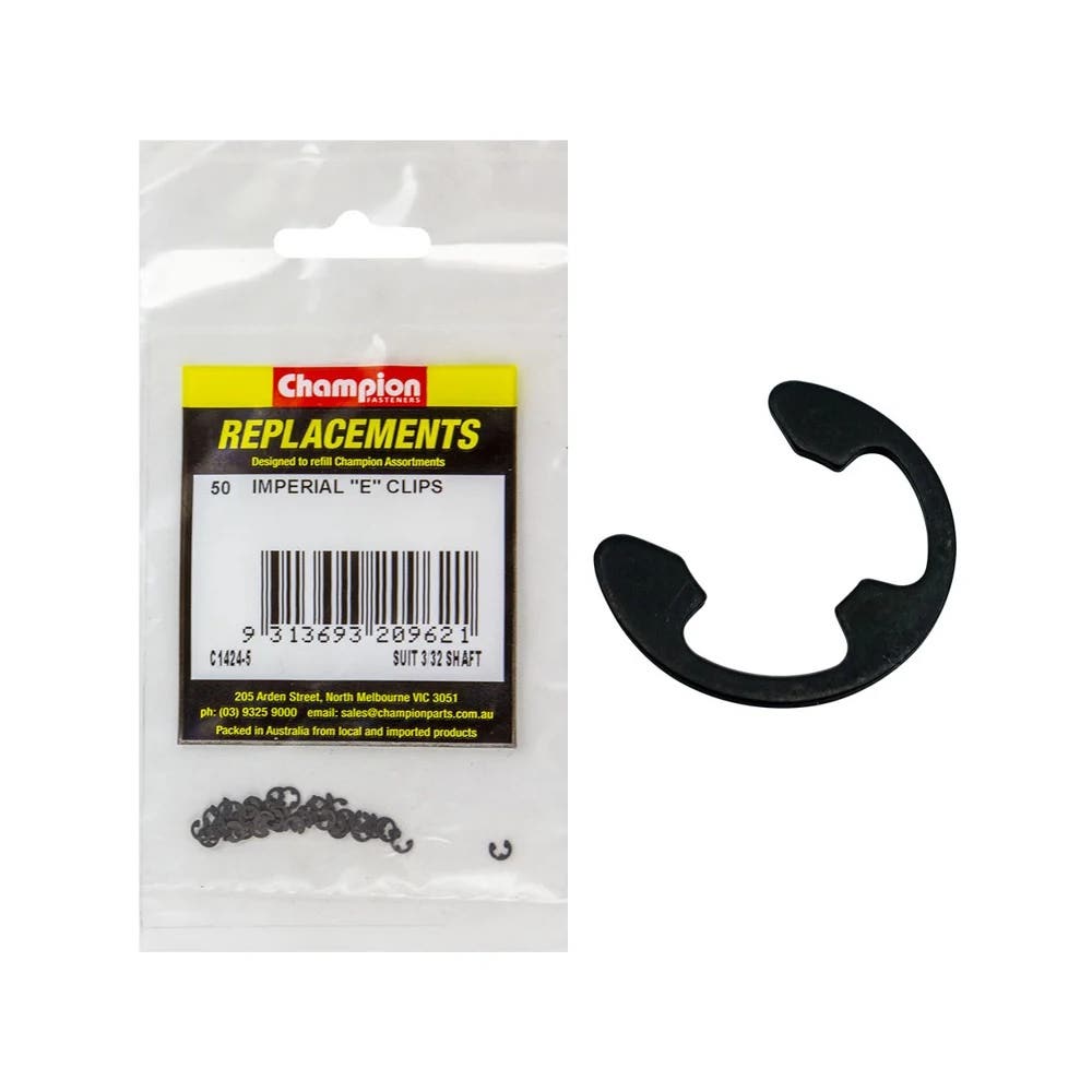 Grab Kit Refill - E Clip 3/32'' Pk 50_281387_C1424-5
