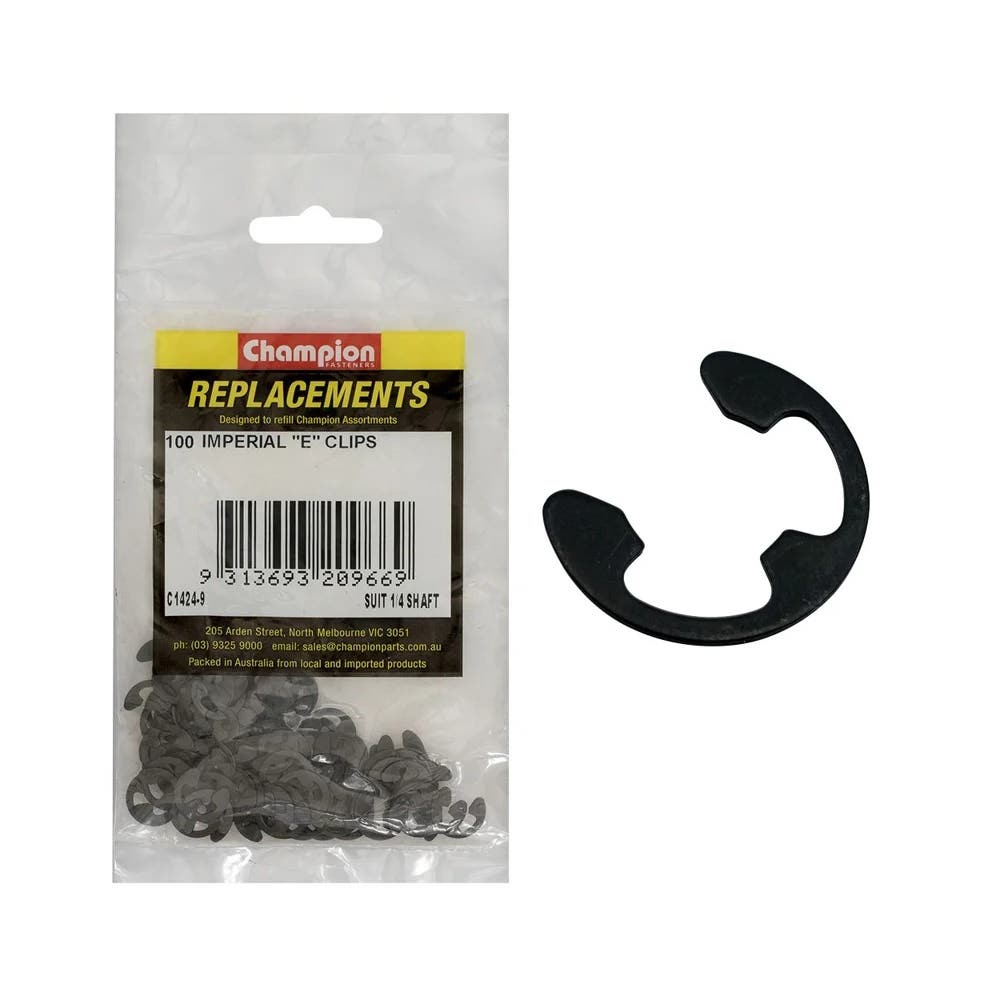 Grab Kit Refill - E Clip 1/4'' Pk 100_88896197_C1424-9