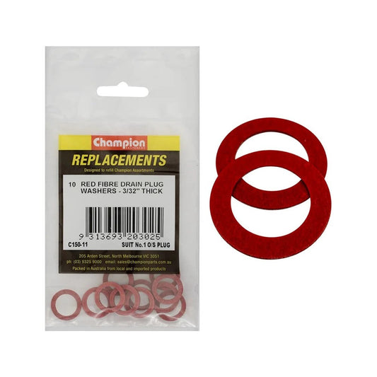 Grab Kit Refill - Washer Drain Sump Plug Fibre No.1 O/S Plug Pk 10_93290171_C150-11