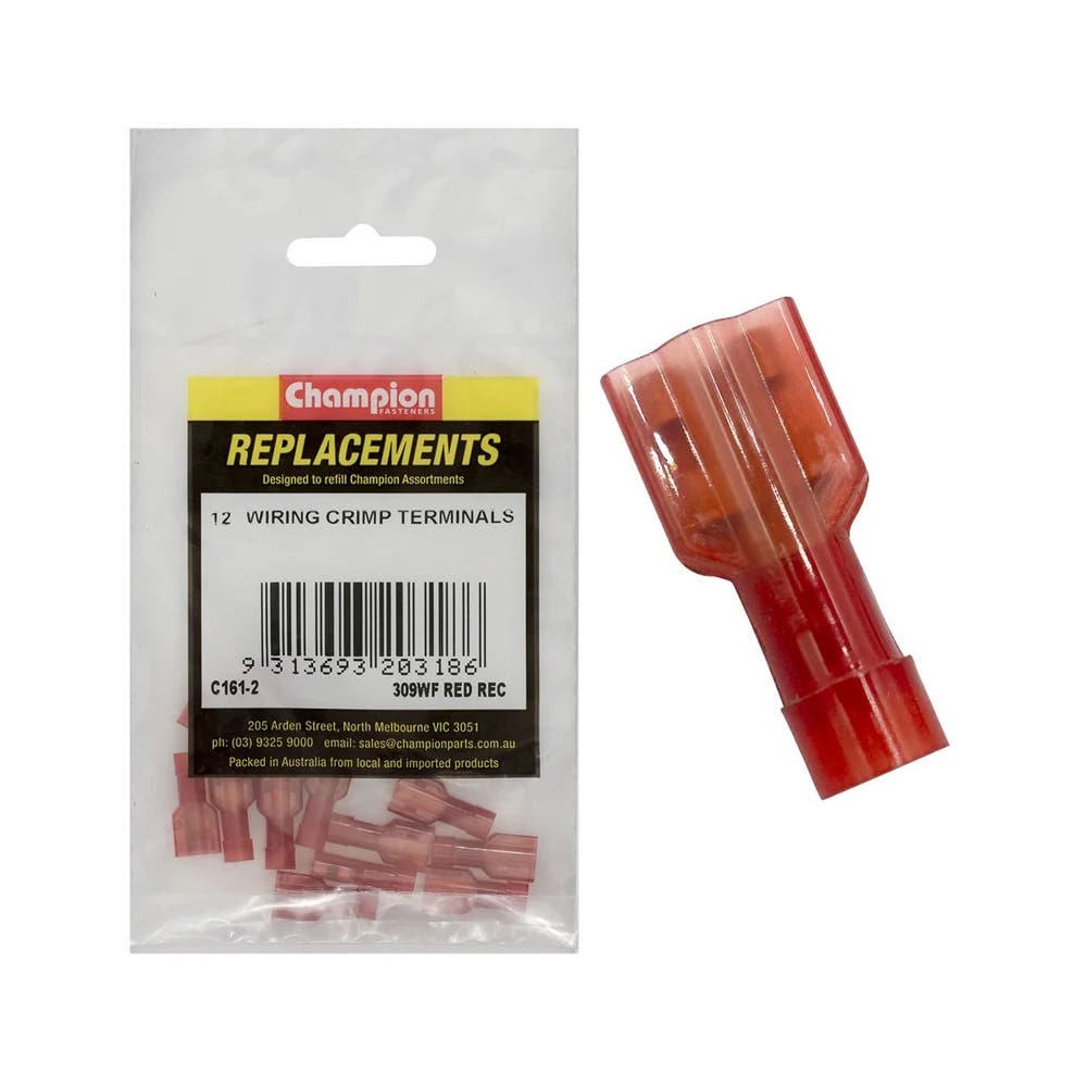 Grab Kit Refill - Terminal Wire Crimp 309WF Red Pk 12_93298068_C161-2