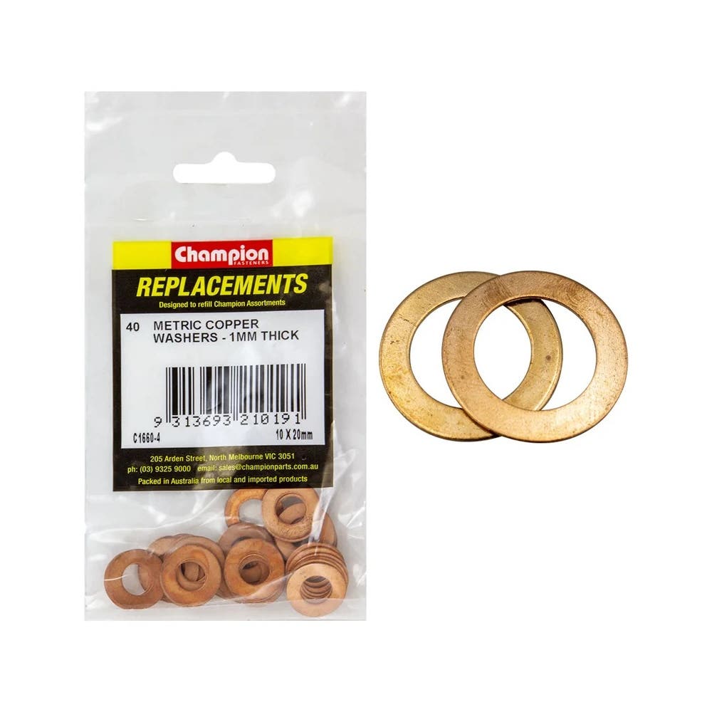 Grab Kit Refill - Washer Copper 10 x 20mm Pk 40_245815_C1660-4