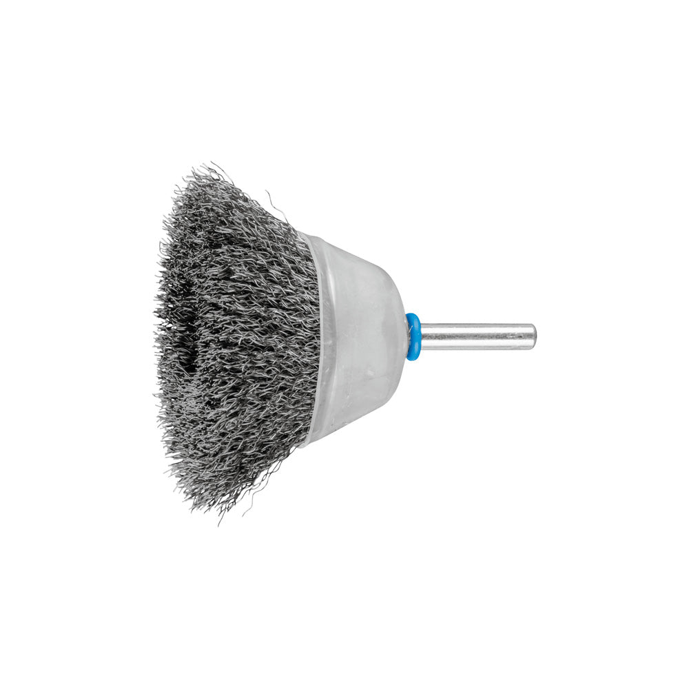 Cup brush crimped TBU dia. 50 mm shank 6 mm stainless steel wire 0.30 (10)_40108169_43210003