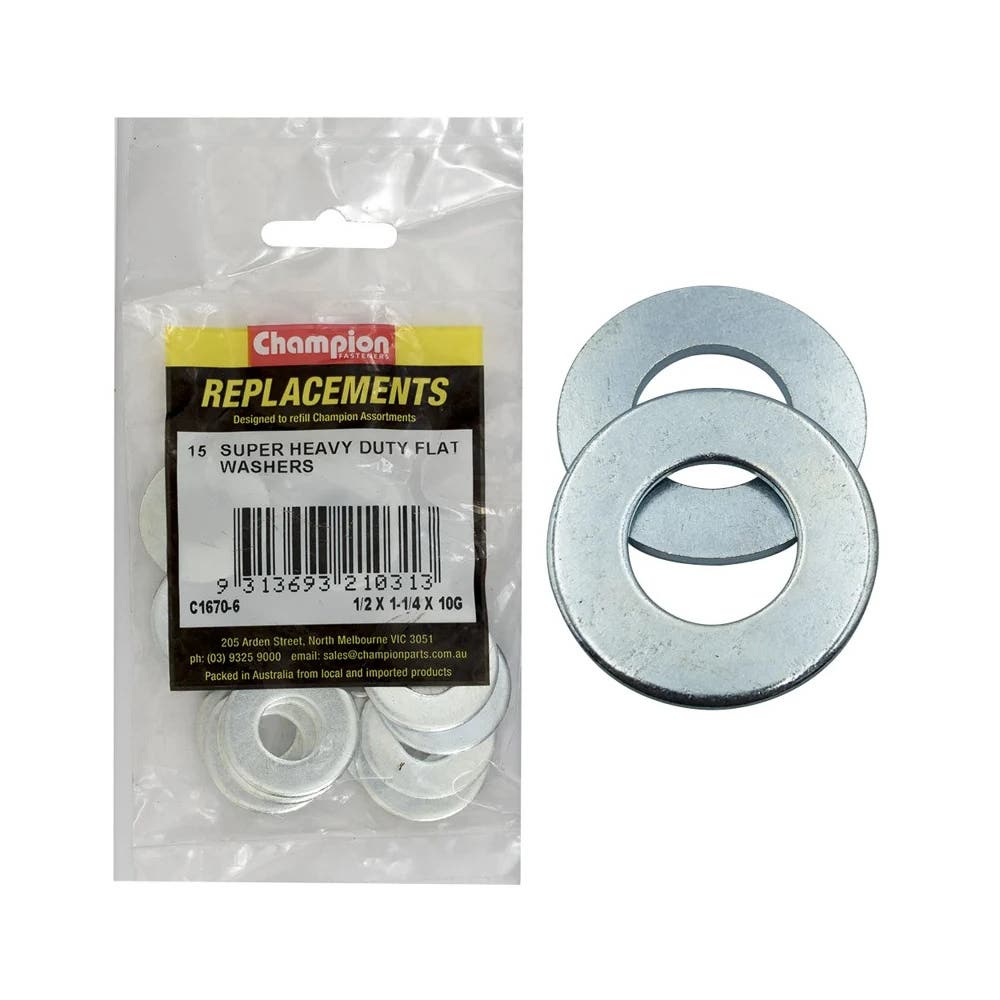 WASHER FLAT SUPER HEAVY DUTY 1/2x1 1/4x3.2mzinc_40053065_C1670-6