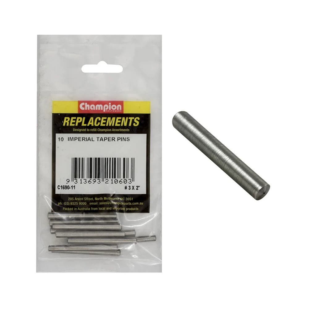 Grab Kit Refill - Pin Taper Small No.3 x 2'' Pk 10_98881297_C1690-11