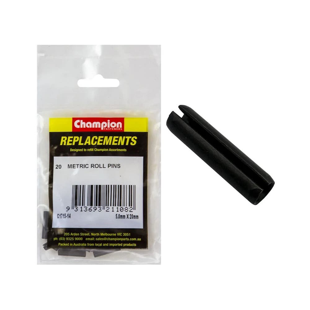 Grab Kit Refill - Pin Roll Small Black 5.0 x 20mm Pk 20_291983_C1715-14