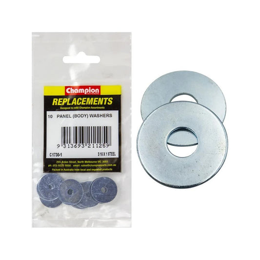 Grab Kit Refill - Washer Panel Body Steel 3/16 x 1'' Pk 10_93298130_C1730-1