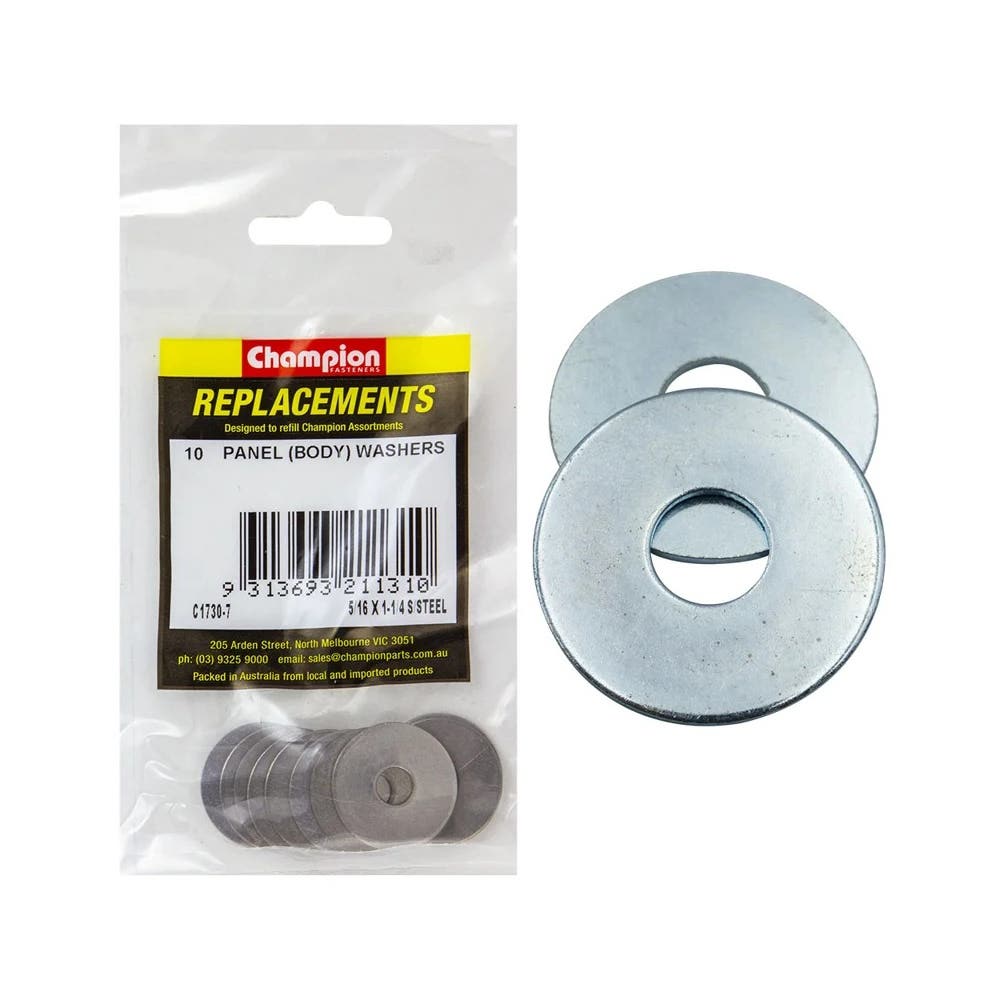 Grab Kit Refill - Washer Panel Body Stainless Steel 5/16 x 1-1/4'' Pk 10_275535_C1730-7