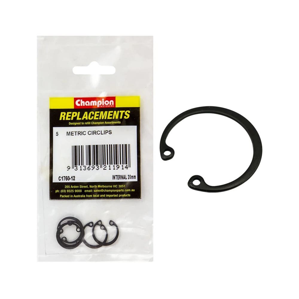 Grab Kit Refill - Circlip Internal 20mm Pk 5_241182_C1760-12