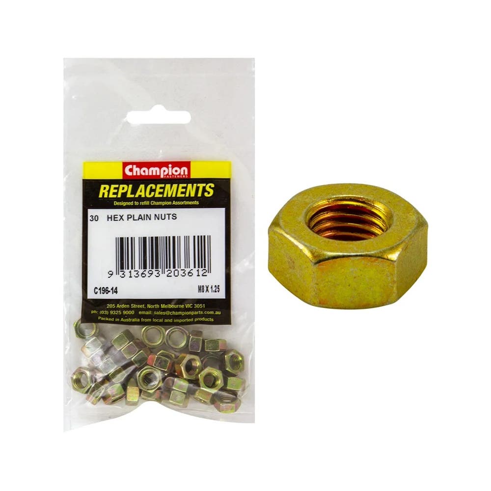 Grab Kit Refill - Nut Hex Head Grade 8.8 Zinc M8 X 1.25mm_425832_C196-14