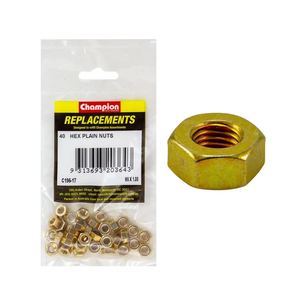 Grab Kit Refill - Nut Hex Head Grade 8.8 Zinc M6 X 1.0mm_425825_C196-17
