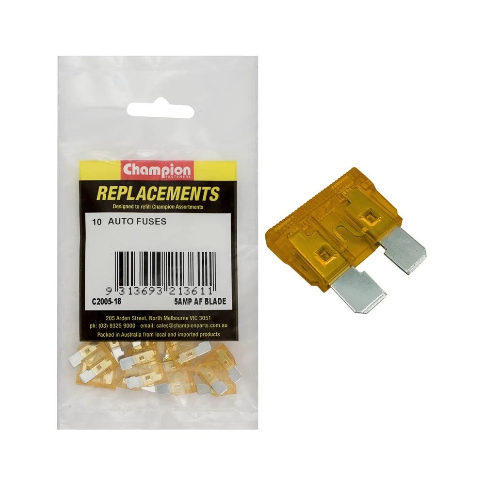 Grab Kit Refill - Fuse Glass Blade AF 5 Amp Pk 10_197133_C2005-18