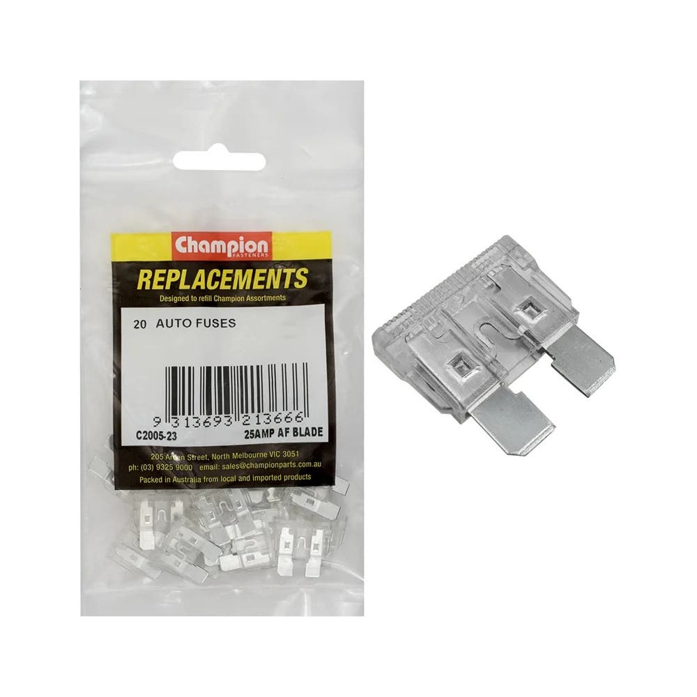 Grab Kit Refill - Fuse Glass Blade AF 25Amp Pk 20_197134_C2005-23