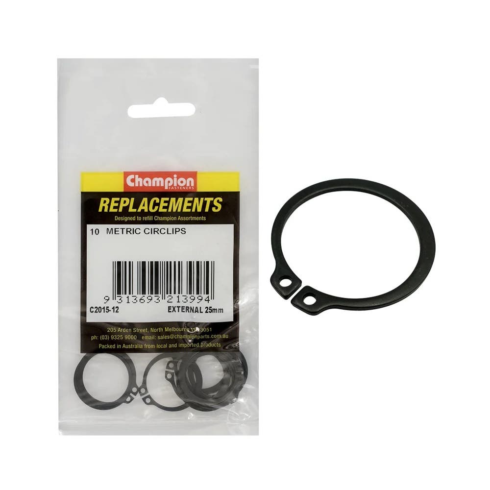 Grab Kit Refill - Circlip External 25mm Pk 10_130578_C2015-12