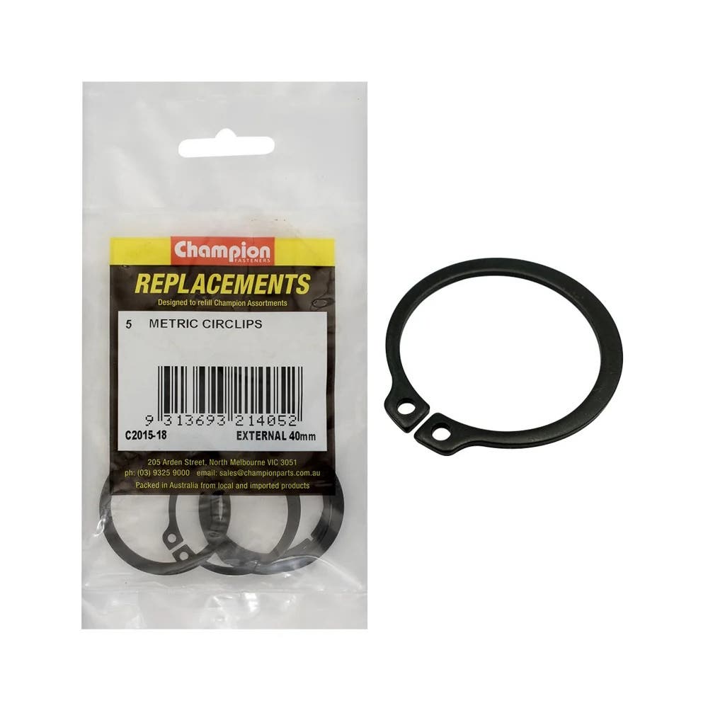 Grab Kit Refill - Circlip External 40mm Pk 5_130580_C2015-18