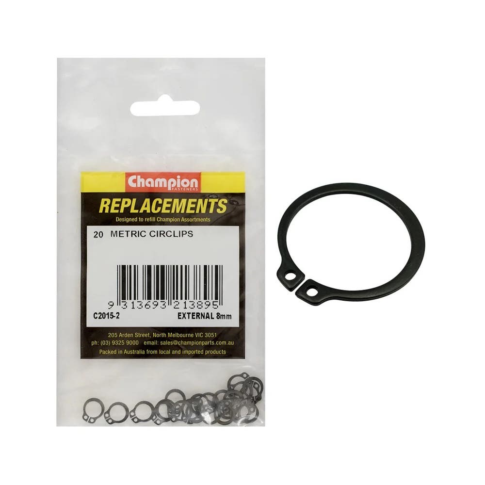 Grab Kit Refill - Circlip External 8mm Pk 20_249084_C2015-2
