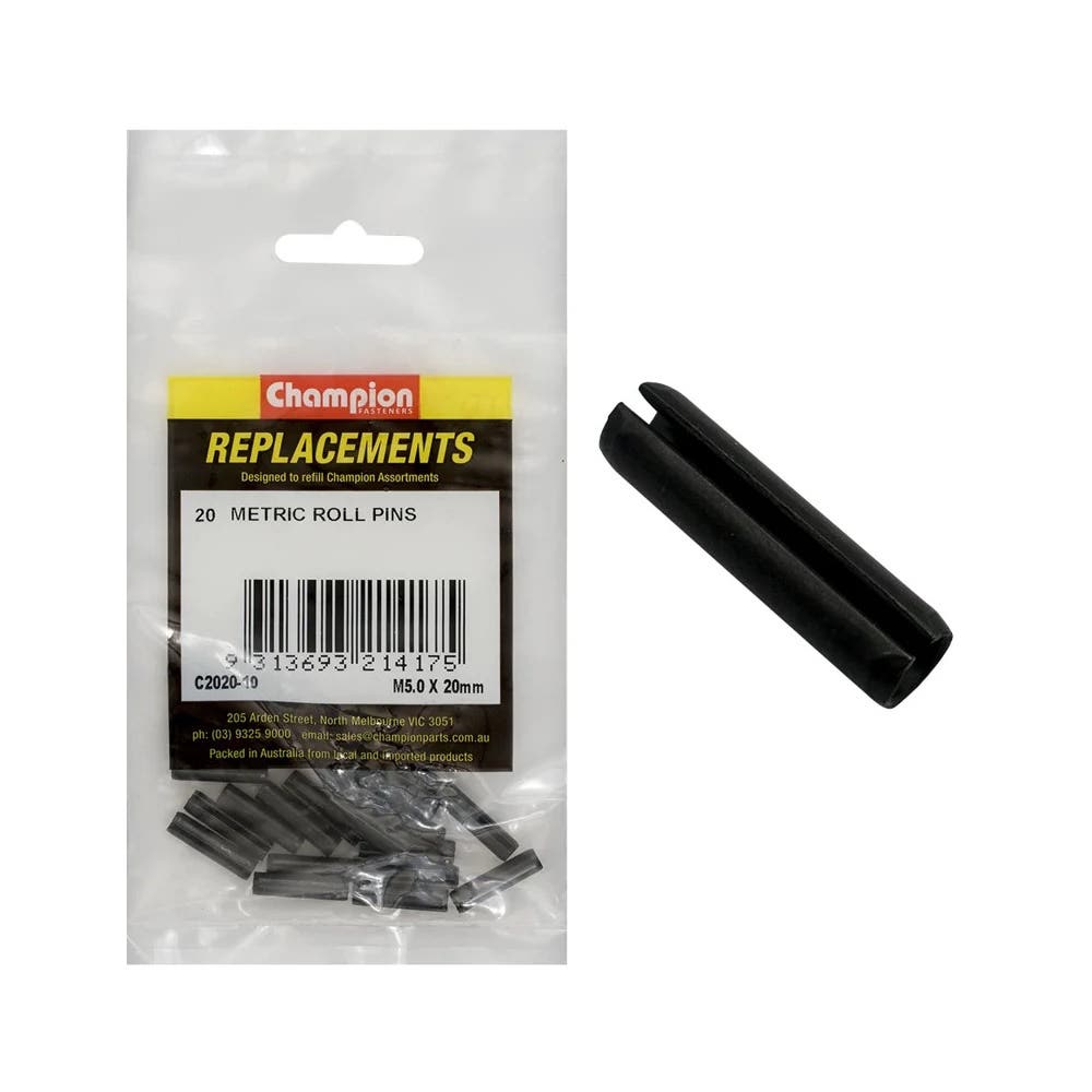 Grab Kit Refill - Pin Roll Black 5 X 20mm Pk 20_270782_C2020-10