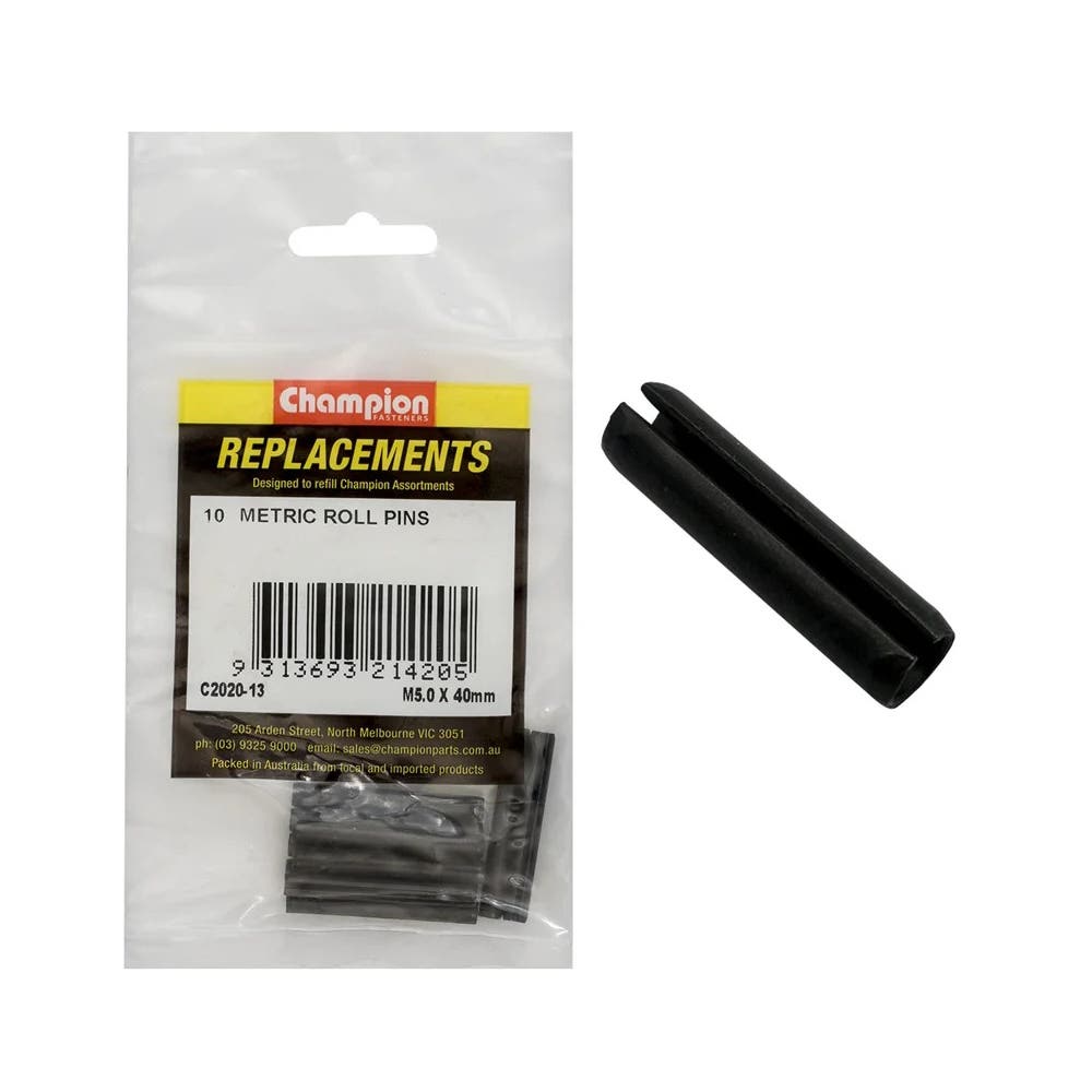 Grab Kit Refill - Pin Roll Black 5 x 40mm Pk 10_253349_C2020-13