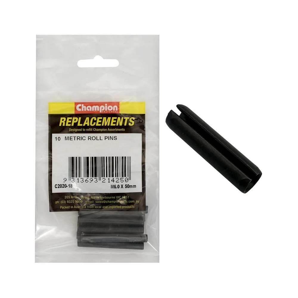 Grab Kit Refill - Pin Roll Black 6 X 50mm Pk 10_270798_C2020-18