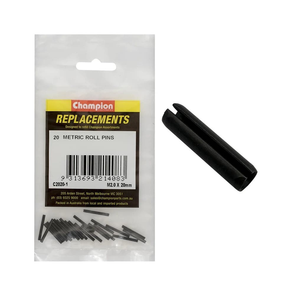 Grab Kit Refill - Pin Roll Black 2 X 20mm Pk 20_270772_C2020-1