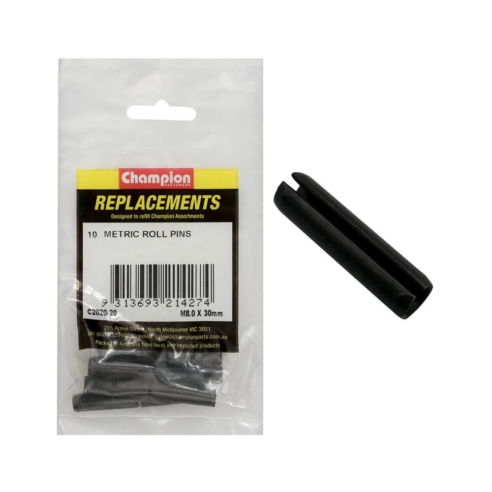 Grab Kit Refill - Pin Roll Black 8 X 30mm Pk 10_270802_C2020-20