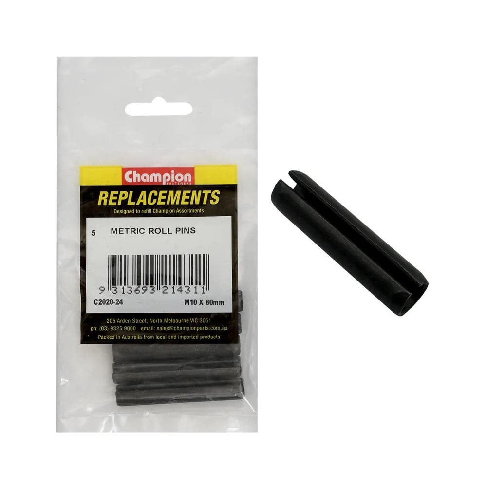 Grab Kit Refill - Pin Roll Black 10 X 60mm Pk 10_270064_C2020-24