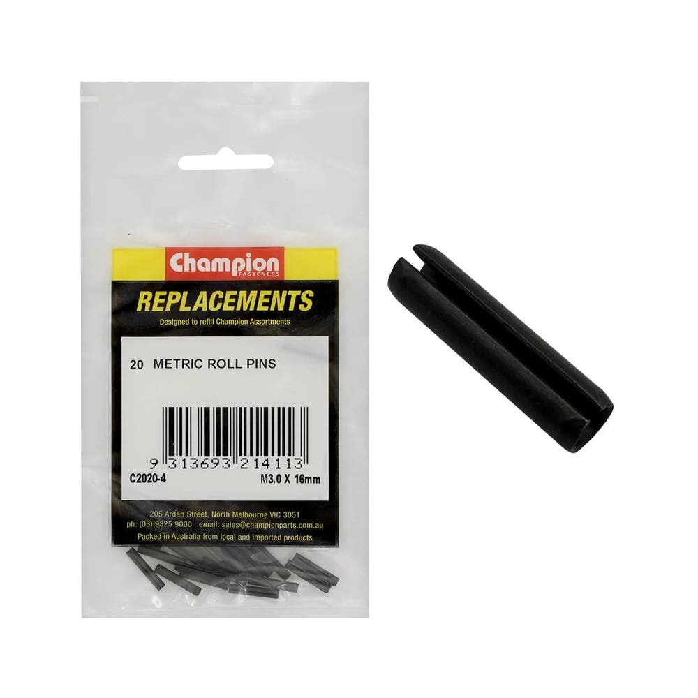 Grab Kit Refill - Pin Roll Black 3 X 16mm Pk 20_270059_C2020-4